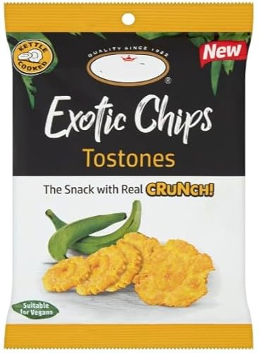 Exotic Chips Tostones 75g (Pack of 4) Deliciousness that brings a smile For All Occasions