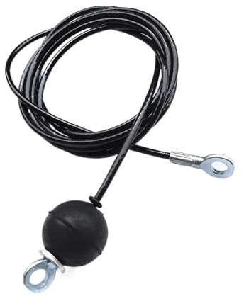 AMENGJ Cable de Acero para Fitness Sistema de polea de Cable de Acero for Gimnasio en casa, dominadas, Levantamiento de Pesas, Culturismo.(2.5M)