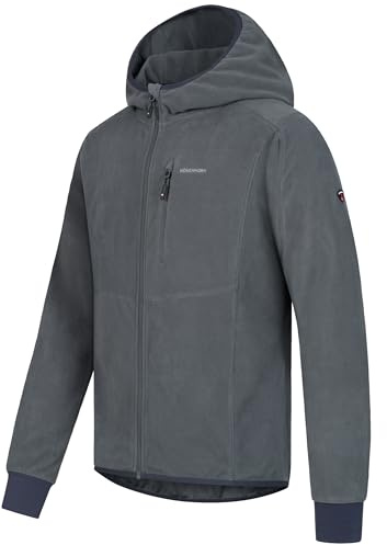 Höhenhorn Apennin Herren Leichter Fleece Hoodie Sweatshirt Full Zip Microfleece