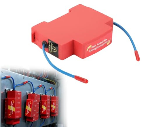 Dispositif d'extinction automatique d'incendie en aérosol pour panneau électrique, montage sur rail DIN, suppression d'incendie compacte pour système de stockage d'énergie, activation rapide en 5