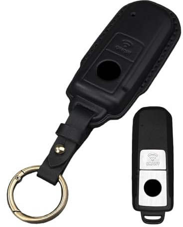Rondrive Custodia per chiavi per moto Passa per Y-amaha Tracer 9 Tracer 9GT 2025 2026 Custodia per chiavi auto Cover in pelle per chiavi Nero