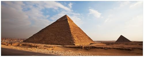 Wallario Küchenrückwand selbstklebend 115 x 50 cm, Motiv: Alte Pyramide in Ägypten | Spritzschutz abwischbar & pflegeleicht