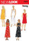 New Look Schnittmuster 6866: Damenkleider, Größe A, Papier, weiß, A (S-M-L-XL)