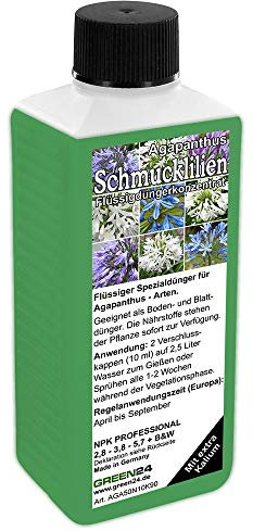 Schmucklilien Dünger Agapanthus düngen, Premium Flüssigdünger aus der Profi Linie