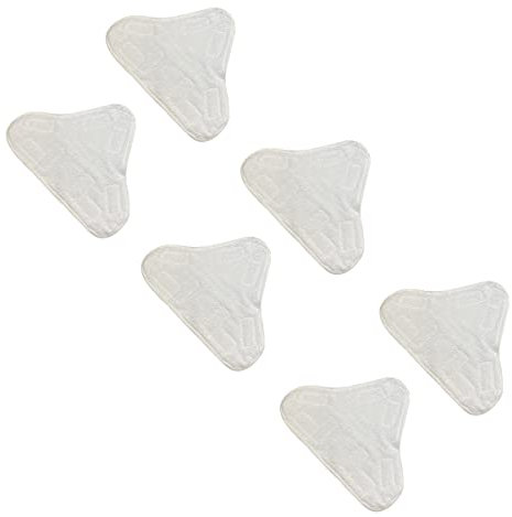 6 Confezioni Panno Microfibra Triangolare Scopa a Vapore,Panni sostitutivi in Microfibra Lavabili per pulitore a Vapore Modello,lavapavimenti Steam Mop,Panni in Microfibra per pulitore a Vapore