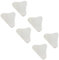 6 Confezioni Panno Microfibra Triangolare Scopa a Vapore,Panni sostitutivi in Microfibra Lavabili per pulitore a Vapore Modello,lavapavimenti Steam Mop,Panni in Microfibra per pulitore a Vapore