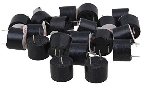 BQLZR Schwarzer elektromagnetischer piezoelektrischer 3-V-Summer, Dauertonanwendung für Computer, Drucker, Kopierer, 20er-Pack