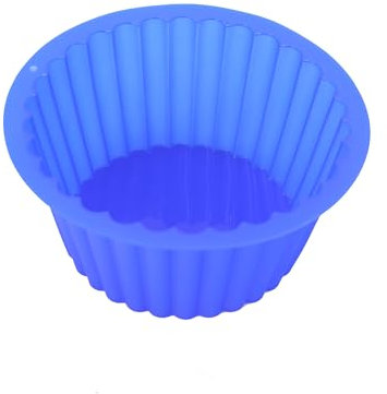 X-Haibei Giant Cupcake Pan Round Chocolate Cake Bread Bakeware Silicone Mold Top Dia. 7.8inch,Bottom 5.3inch, Height 3.5 inch