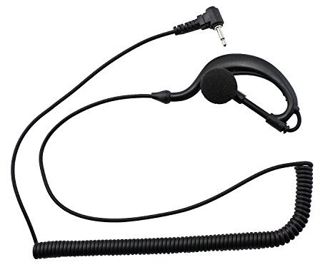 KEESIN Universal de 2,5 mm Auricular de sólo recepción del Auricular Auricular Compatible para Baofeng Kenwood Puxing Radio de Dos vías (1 Pieza)