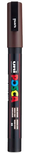POSCA 186574 - POSCA Marker mit feiner Rundspitze, dunkelbraun