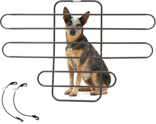 The Original ZooKeeper Car, SUV, Truck Dog Barrier: Adjustable Universal for all Vehicles - Moves with Your Vehicle Seats. Tilt. Slide. Recline. Easy Install - Strong Metal Tubing Gate Pet Divider