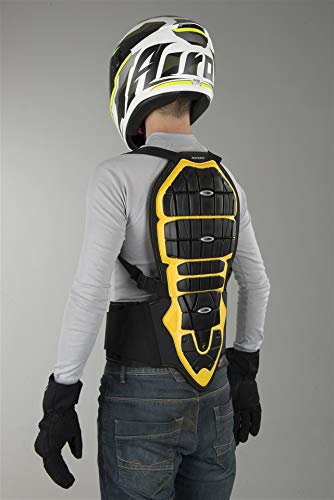 SPIDI Warrior Protector de espalda (Yellow,XL)