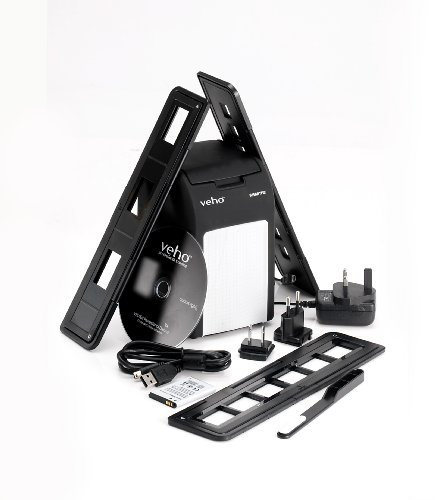 Veho Vfs-008 Scanner per Fotografie e Diapositive su SD Card, Nero