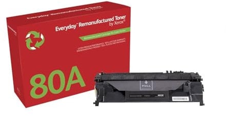 Xerox Everyday Toner kompatibel mit HP 80A CF280A Schwarz, Standardkapazität, wiederaufbereiteter Toner