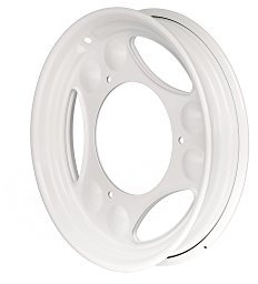 Scheibenrad, Felge für Roller SR50, SR80 - Farbe: weiß - pulverbeschichtet