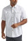 Wrangler Authentics Men's Short Sleeve Classic Woven Button Down Shirt, Bright White, M UK