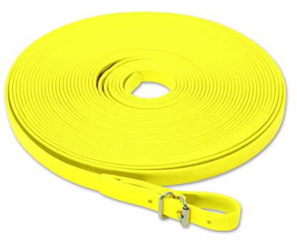 Mystique® Biothane Schweißriemen 13mm neon gelb 12m