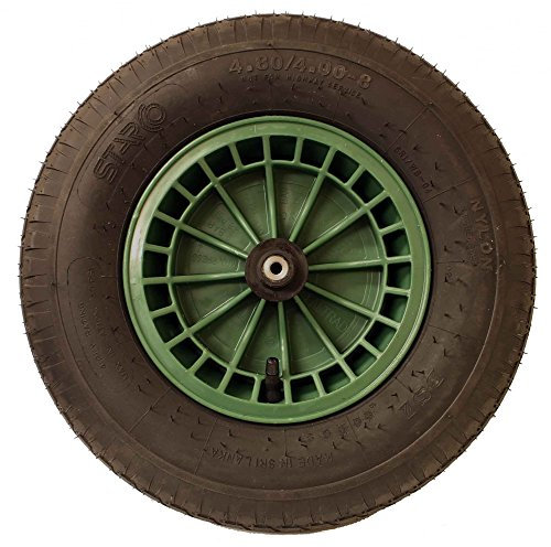 FORT Spare Wheel Rancher TK100 Green Wheelbarrow