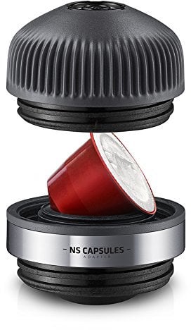 WACACO Nanopresso NS Adaptador, accesorios para la máquina de café espresso portátil Nanopresso, compatible con cápsulas NS, ideal para viajar, acampar u oficina (No cabe el minipresso)