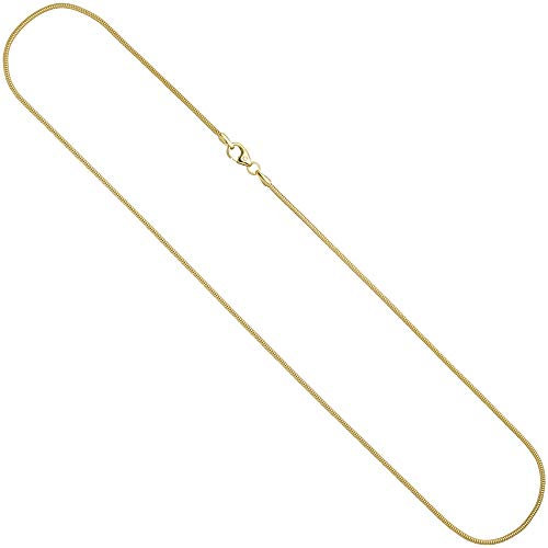 Jobo Damen-Schlangenkette aus 333 Gold 1,4 mm 45 cm