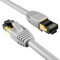 2M Grey Cat8 SFTP Ethernet Patch Cable 40Gbps 2000Mhz Copper Internet Wire Compatible With Router, Modem, Smart TV, Laptop, Consoles