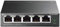 TP-Link TL-SG105PE 5-Port Gigabit Managed LAN PoE Switch mit 4 PoE+ Ports (65 Watt, IEEE-802.3af/at, einfache Konfiguration, IGMP, QoS, VLAN, lüfterlos, robustes Metallgehäuse) Schwarz