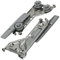 SPARES2GO Basket Rail Adjustment Set with Wheels compatible with Neff Dishwasher