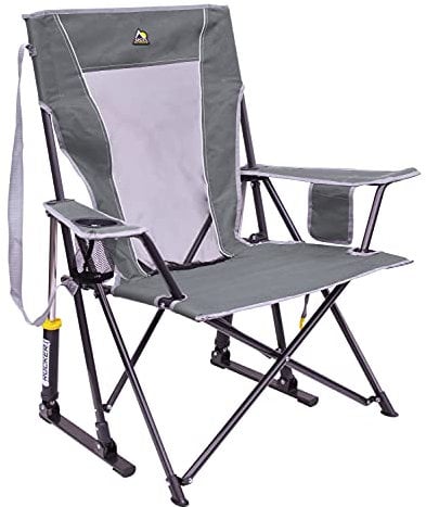 GCI Outdoor Comfort Pro Rocker Outdoor Schaukelstuhl mit Getränkehalter