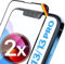 UTECTION 2X Full Screen Schutzglas für iPhone 13/13 PRO | Perfekte Passform vom Deutschen Anbieter | Kinderleichte Anbringung > Keine Blasenbildung, ultimative Glashärte für Langzeitschutz