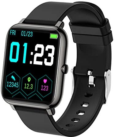 MicLee Smartwatch Fitness Tracker mit Blutdruckmessung Fitness Armbanduhr mit Pulsuhr Schlafmonitor IP67 Wasserdicht Sportuhr Schrittzähler für Android und iOS Smart Watch für Damen Herren