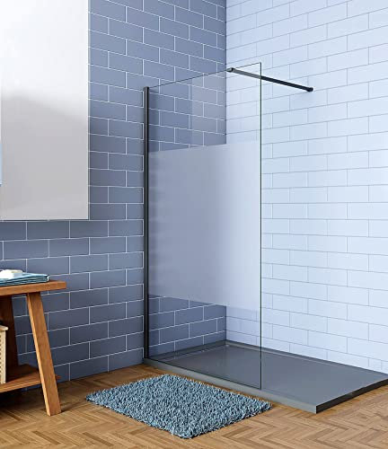 Acezanble Dusche 90x200cm Walk in Dusche Duschabtrennung Walk-in Duschwand