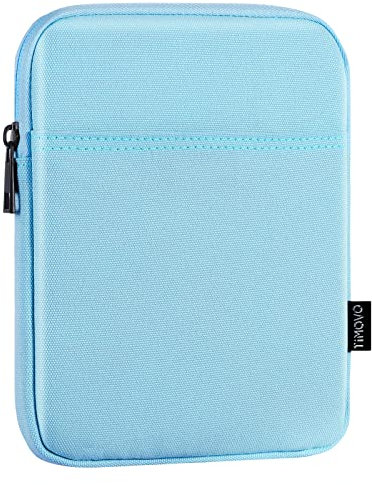 TiMOVO 6-7 Pouces Housse pour Nouveau Kindle Paperwhite et Kindle Colorsoft Signature Edition, Housse Protectrice Housse Sac de Transport pour Kindle E-Reader/Kindle Oasis, Bleu Clair