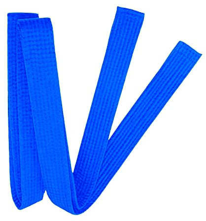 Hithop 2,6 m langer weicher Gürtel für Kampfsport, Karate, Taekwondo, Judo, Blau