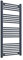 Straight Anthracite Heated Towel Ladder Rail Bathroom Radiator 500mm (w) x 1200mm (h) - 2396 BTUs