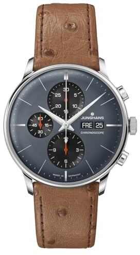 JUNGHANS Meister Chronoscope Herrenuhr Automatik Braun/Blau 27/4224.02