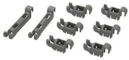 sparefixd Cutlery Tray Basket Bearing Clips to Fit Siemens Dishwasher