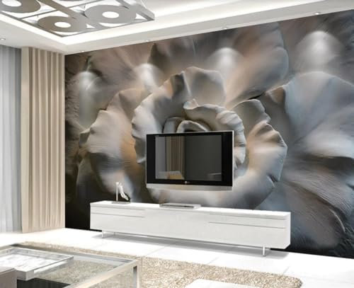 QEETapete Papier Peint Panoramique Mur De Ciment Rose En Relief Papier Peint 3D Tapisserie Murales Chambre Salon Décoration 150x105cm-SJJ29450