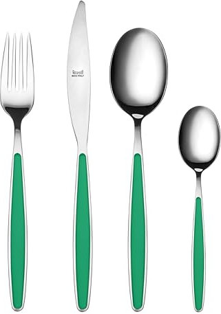 Mepra Caramella Servizio Menta, 30 Pezzi, Acciaio Inossidabile 18/3