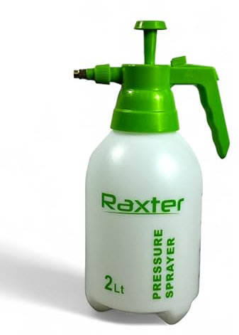 Garden 2 Litter Pressure Sprayer Hand Pump Action with Adjustable Nozzle, Water Sprayer Pump Ideal with Pesticides Insecticides Fungicides Weed Killer Bottle (2 Litre)