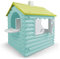 INJUSA - Maison de Jouet pour Enfants +2 Ans Sweet House | Cabane Exterieur de Jardin en Plastique avec 1 Porte d'Entrée | 3 Fenêtre avec Volets Pliants | Couleur Vert