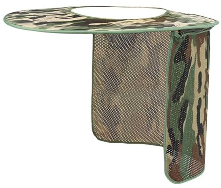 Wezalget Sonnenschutz für Schutzhelm | Sonnenschutzvisier mit voller Krempe für Schutzhelm Atmungsaktiv Sonnenschutz aus Netzgewebe für Schutzhelm Halsschutz für Schutzhelm, Schutzhelmzubehör