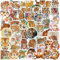 Tiger Aufkleber für Laptop (50PCS),Geschenk für Kinder Jugendliche Erwachsene Jungen,Der Tiger Wasserdicht Vinyl Aufkleber Stickers für Scrapbook,Skateboard,Auto,Gepäck