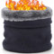 BARFULKER Winter Halsschlauch Herren Damen Warm Gefüttert Schal - Schlauchschal Halswärmer Gesichtsschal Fleece Loop Schal Winddichte Gesichtsmaske,Marineblau