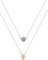 Nesfinity Nazar Boncuk Halskette 925 Silber vergoldet | Layering Doppel-Kette | Fatima Hamsa & Evil Eye Talisman | Schmuck Geschenk für Damen