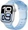 ALFARAY Silikon Armband Kompatibel mit Apple Watch 10 Armband 46mm 45mm 44mm 49mm 42mm für Herren Damen - Alpine Ocean Sportarmband für iWatch Series 10 9 8 7 SE 6 5 4 3 2 1 Ultra 2 1 - Hellblau