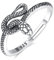 INFUSEU Damen Schlangenring, Mystischer Schlangen Keltischer Knoten Schmuck 925 Silber Verstellbar Modell 7–8 Ring Vintage Daumenring Geschenk für Männer Frauen