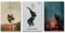 Kobueo: 3er-Set Vintage-Leinwandposter Travis Scott, Hochformat, Schlafzimmer-Dekoration, 20x30cm (3pcs)
