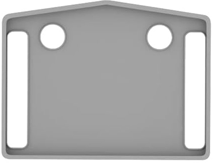 DEVNWIGMO Walkers Tray Table Accessory Meal Holder Reading Tray Storage for Made of PP Material Suitable for Elderly Men Women Ca, Gray