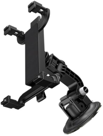 HEMOTON Tablet Halterung Auto Saugnapf 360° Drehbar Ständer Für Navigation Und Laptop Halterung, Leicht Und Sicher, ABS Schwarz