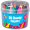 Galt Toys, Chunky Crayons - 20 Pieces, Easy to Hold Crayons for Kids, Ages 3 Years Plus